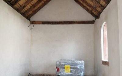 Verputzarbeiten abgeschlosssen