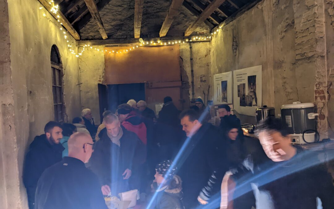 Das erste Fest: Advents-Flammkuchen im Backheisl