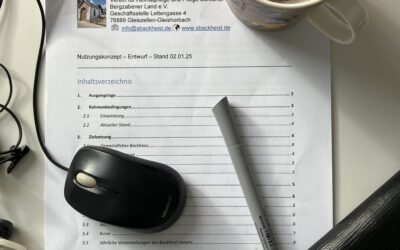 Nutzungskonzept in der Mache